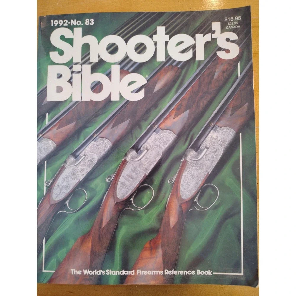 The Shooters Bible 1992 83rd Edition World's Bestselling‎ Firearms Book Vintage